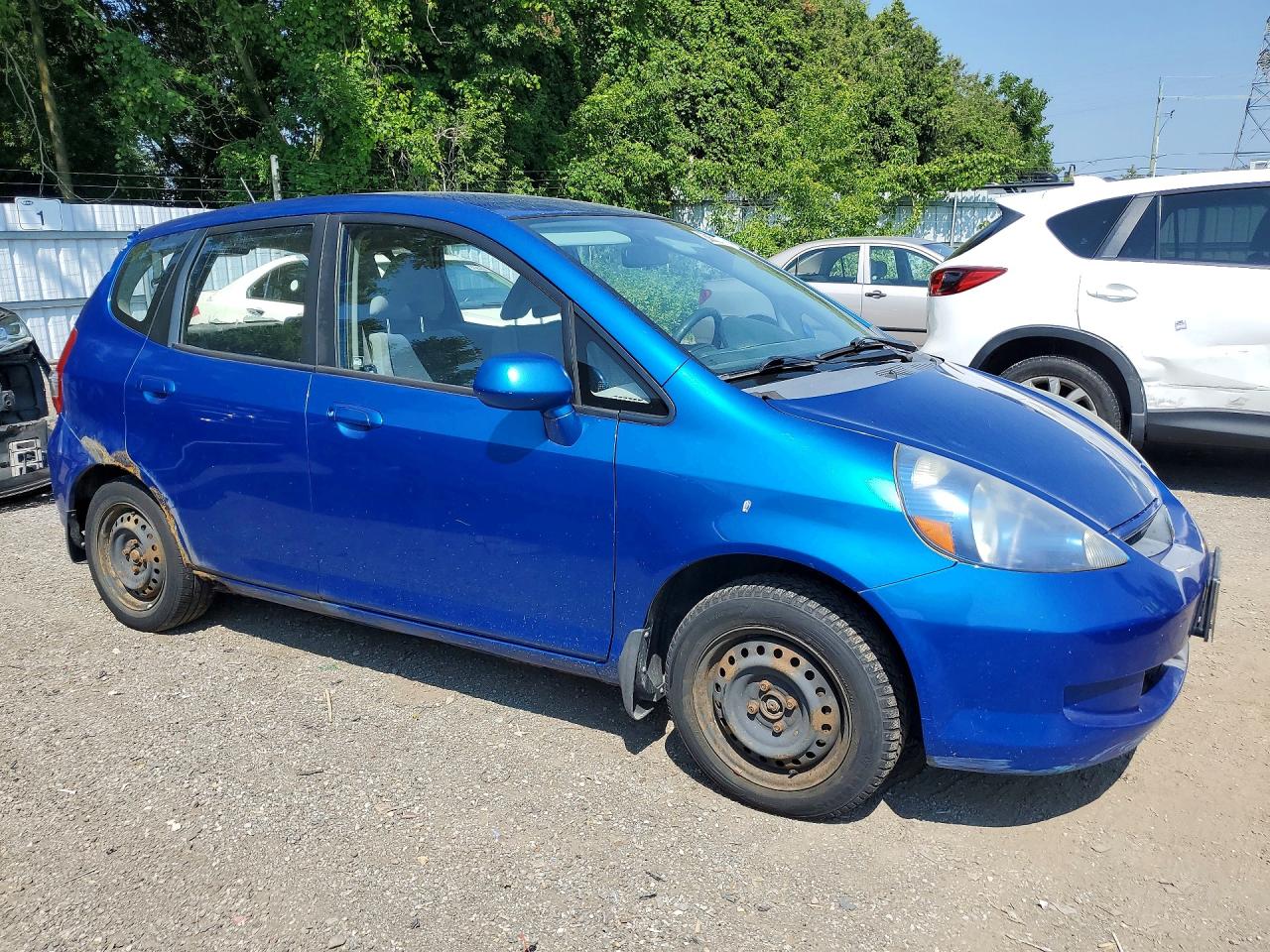 2008 Honda Fit Синий vin: JHMGD37438S801081