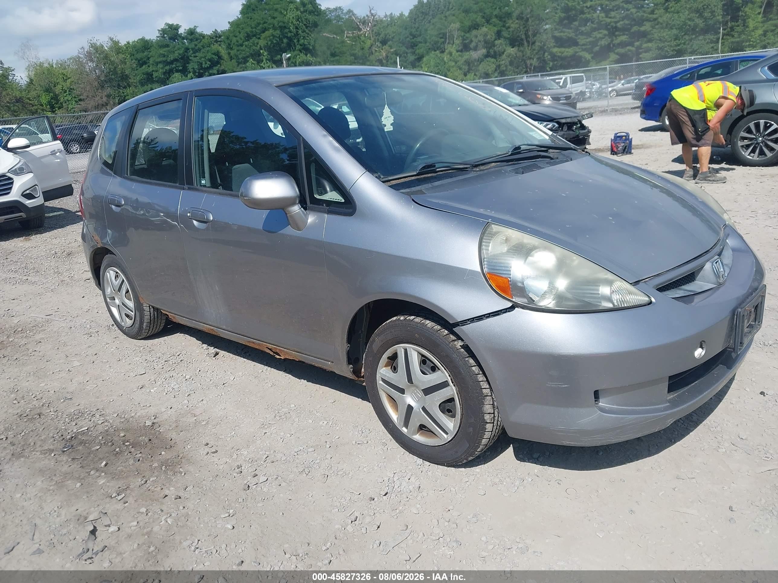 2008 Honda Fit   Серебряный vin: JHMGD37458S066068