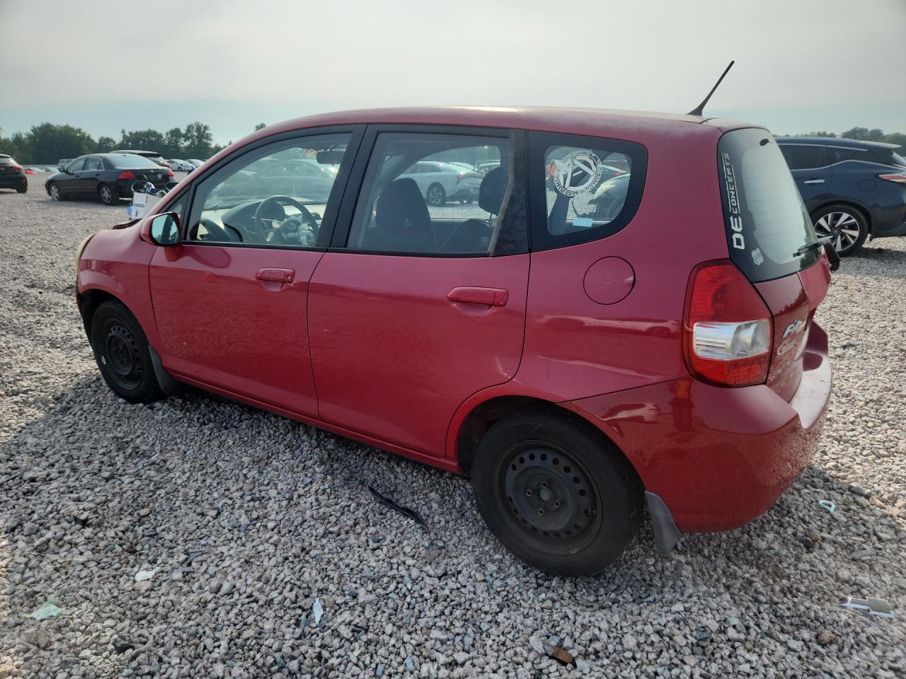 2008 Honda Fit Красный vin: JHMGD37458S070184
