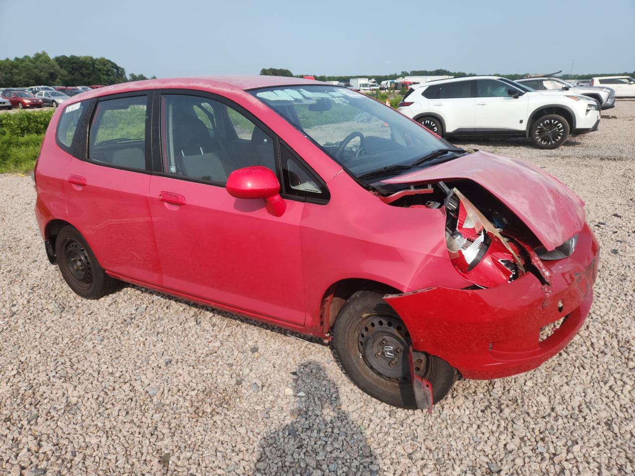 2008 Honda Fit Красный vin: JHMGD37458S070184