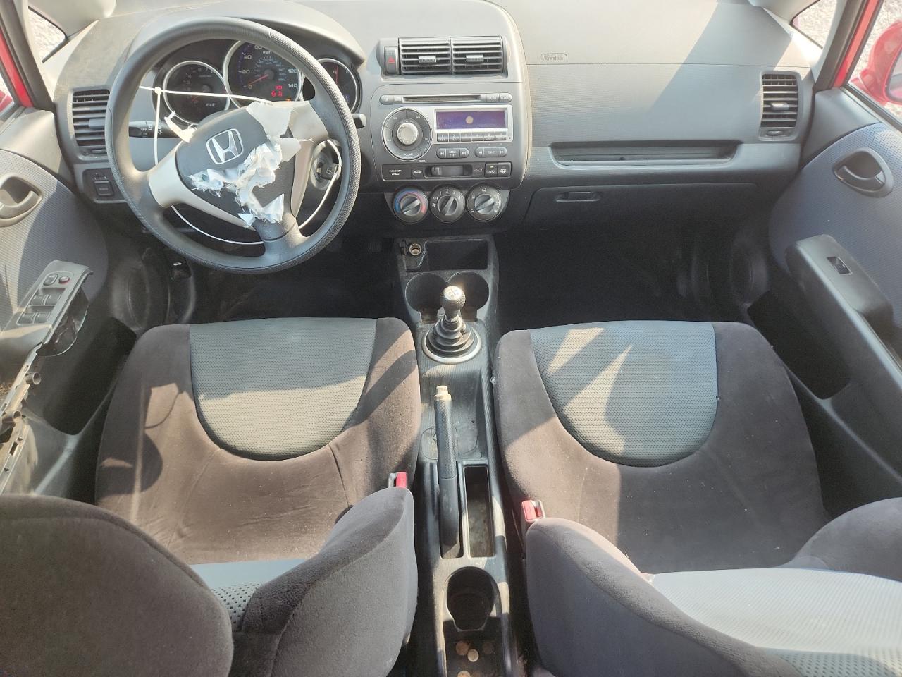 2008 Honda Fit Красный vin: JHMGD37458S070184