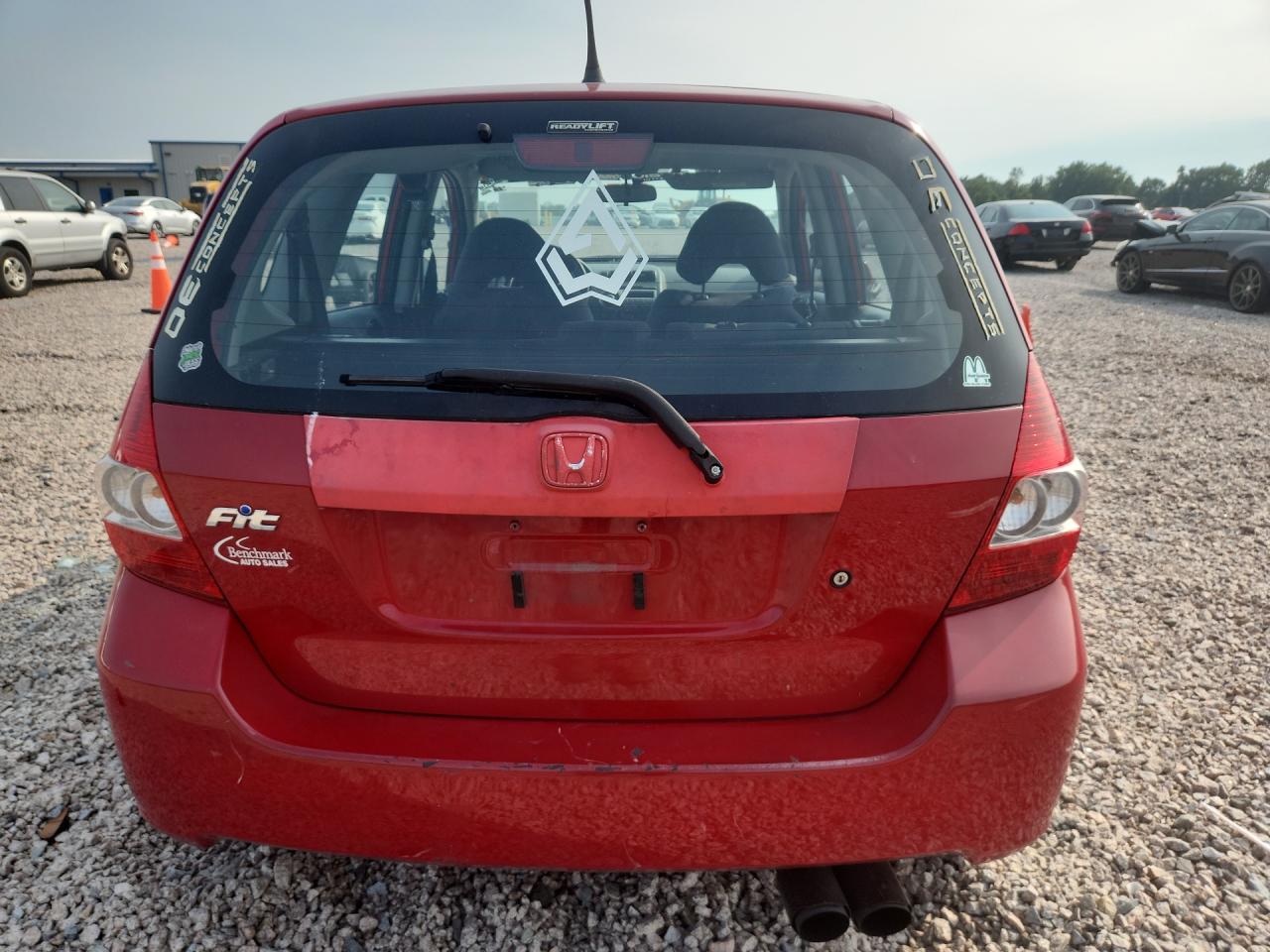 2008 Honda Fit Красный vin: JHMGD37458S070184