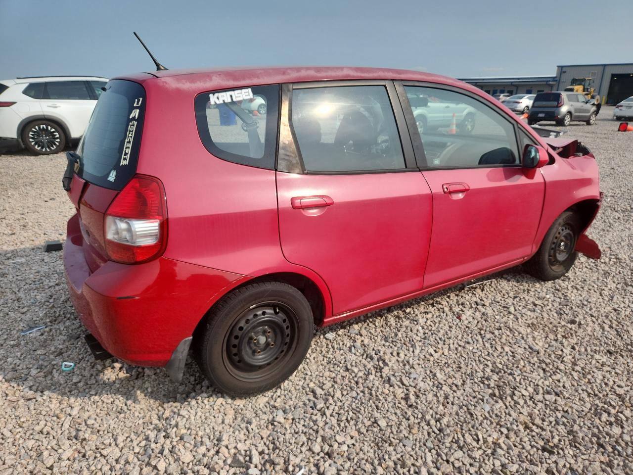 2008 Honda Fit Красный vin: JHMGD37458S070184