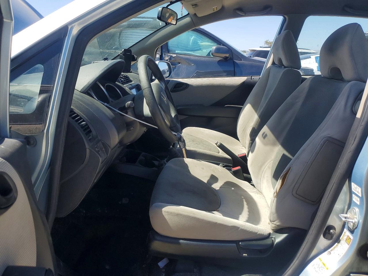 2007 Honda Fit Blue vin: JHMGD37467S042358