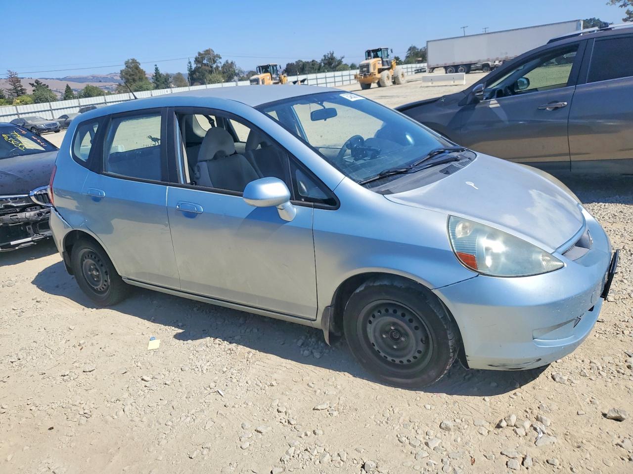 2007 Honda Fit Blue vin: JHMGD37467S042358