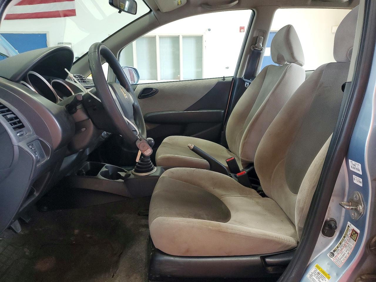 2007 Honda Fit Blue vin: JHMGD37467S066952