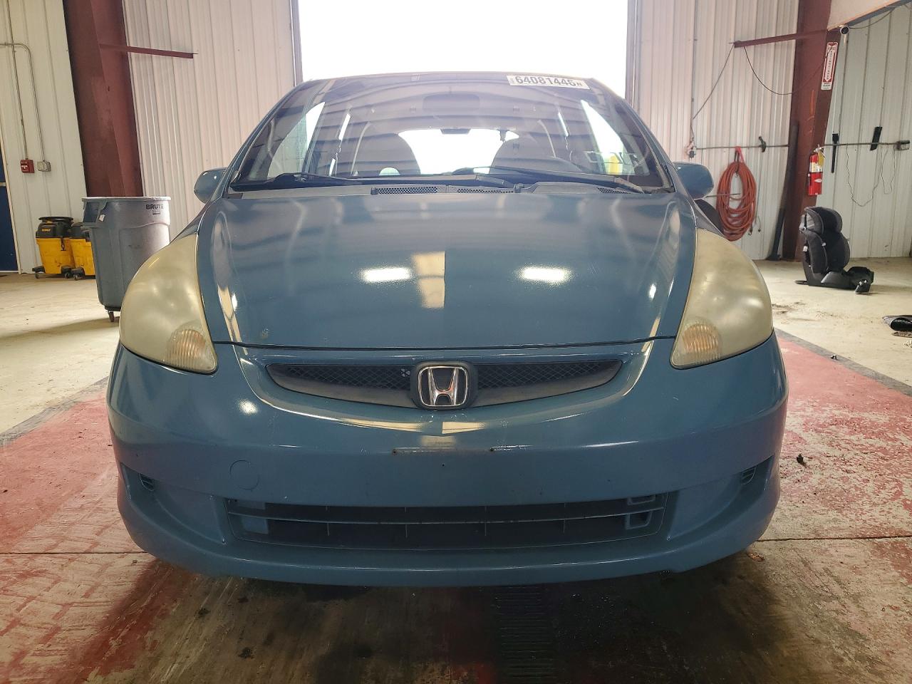 2007 Honda Fit Blue vin: JHMGD37467S066952