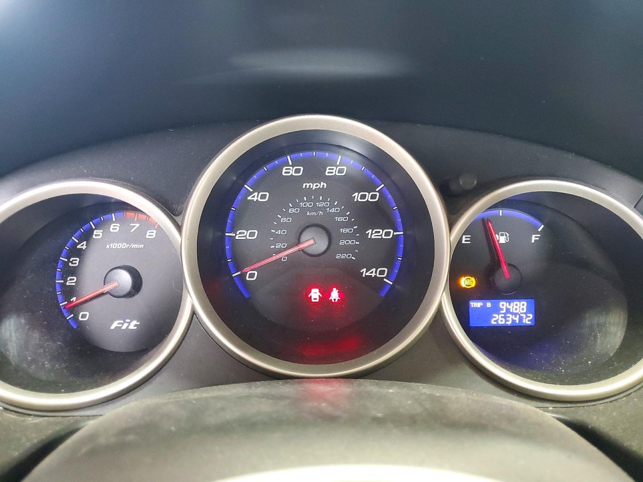 2007 Honda Fit Blue vin: JHMGD37467S066952
