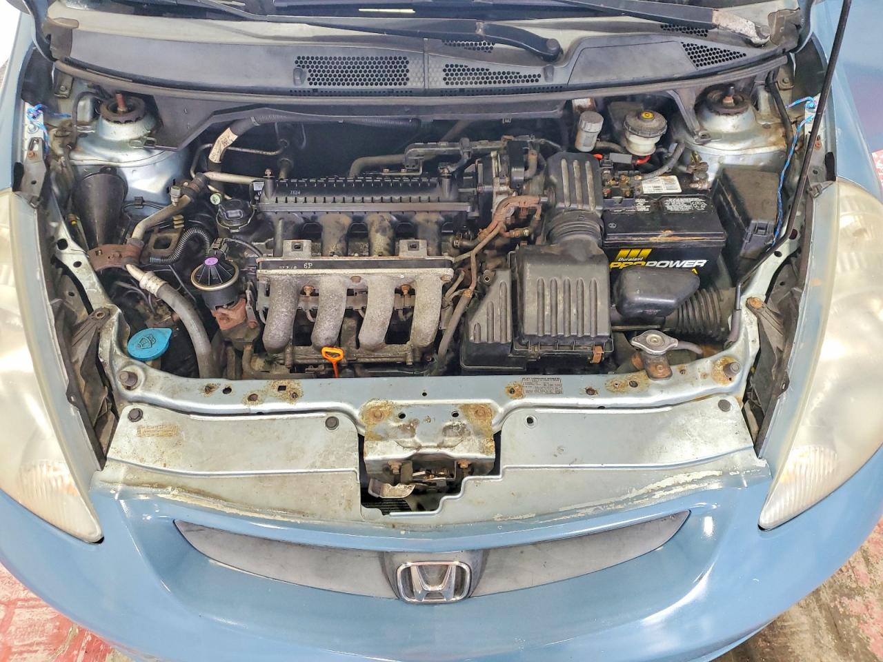 2007 Honda Fit Blue vin: JHMGD37467S066952