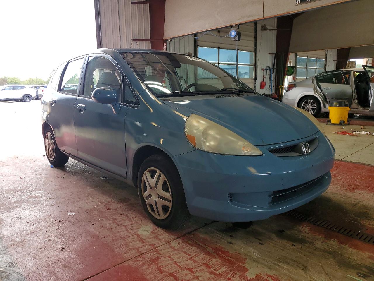 2007 Honda Fit Blue vin: JHMGD37467S066952