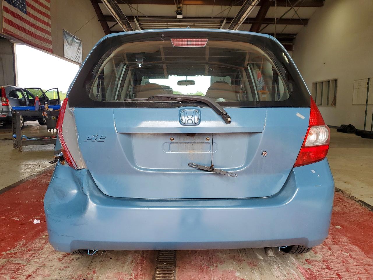 2007 Honda Fit Blue vin: JHMGD37467S066952