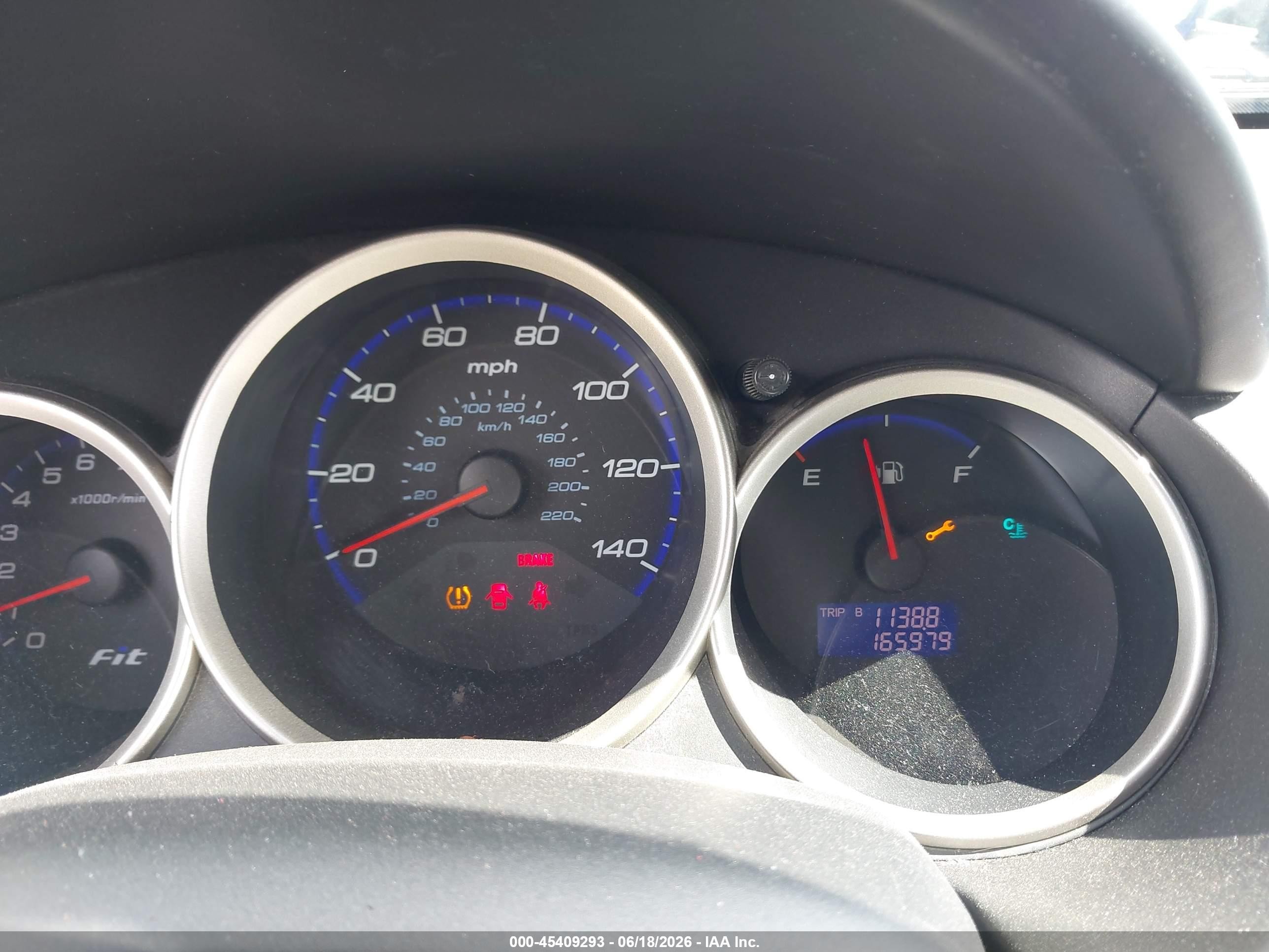 2008 Honda Fit   Gray vin: JHMGD37478S012559