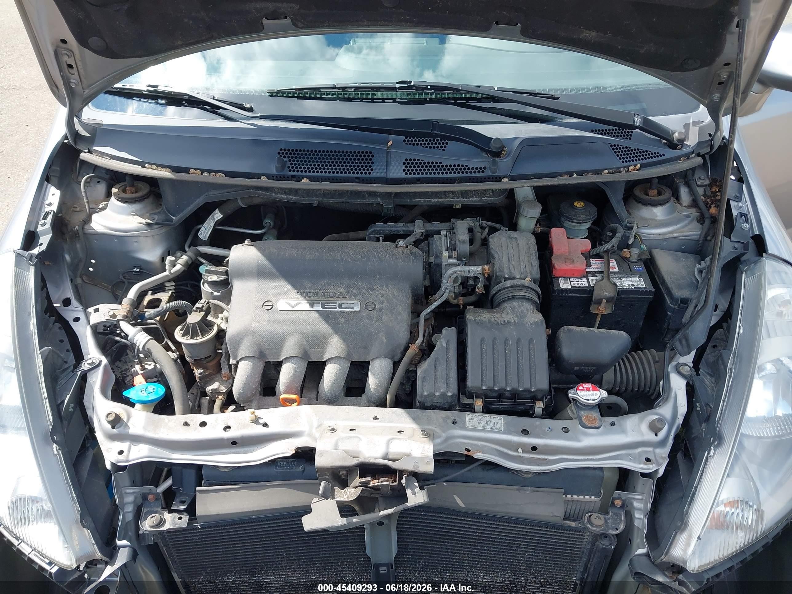 2008 Honda Fit   Gray vin: JHMGD37478S012559