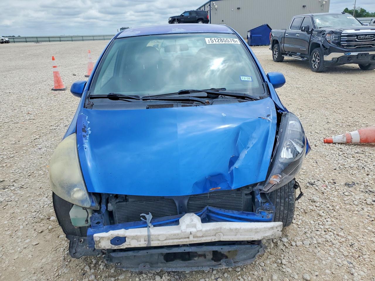 2008 Honda Fit Blue vin: JHMGD37478S048672