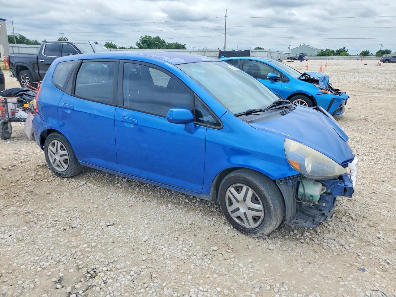 2008 Honda Fit Blue vin: JHMGD37478S048672