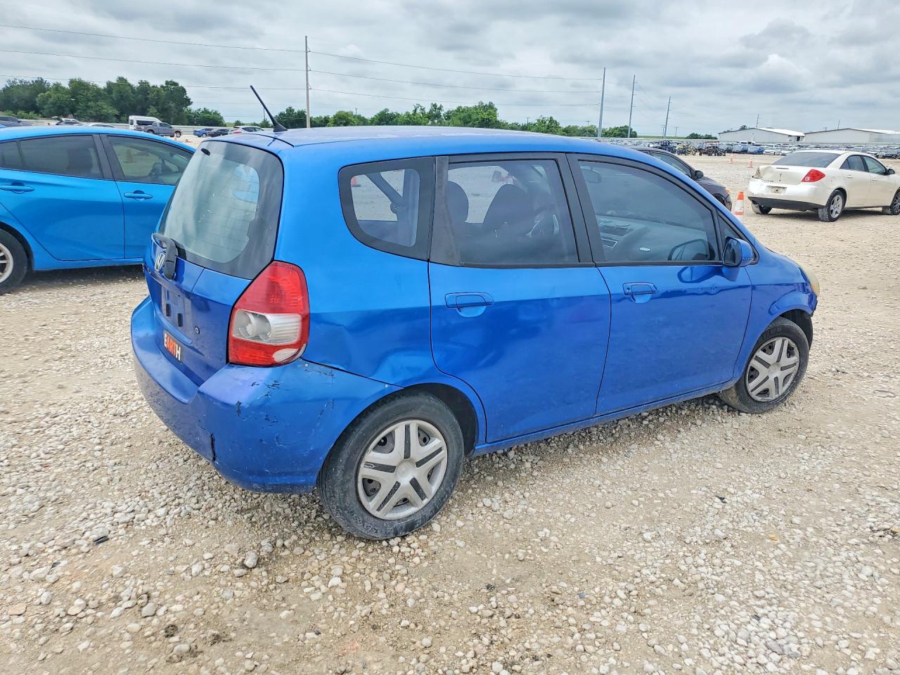 2008 Honda Fit Blue vin: JHMGD37478S048672