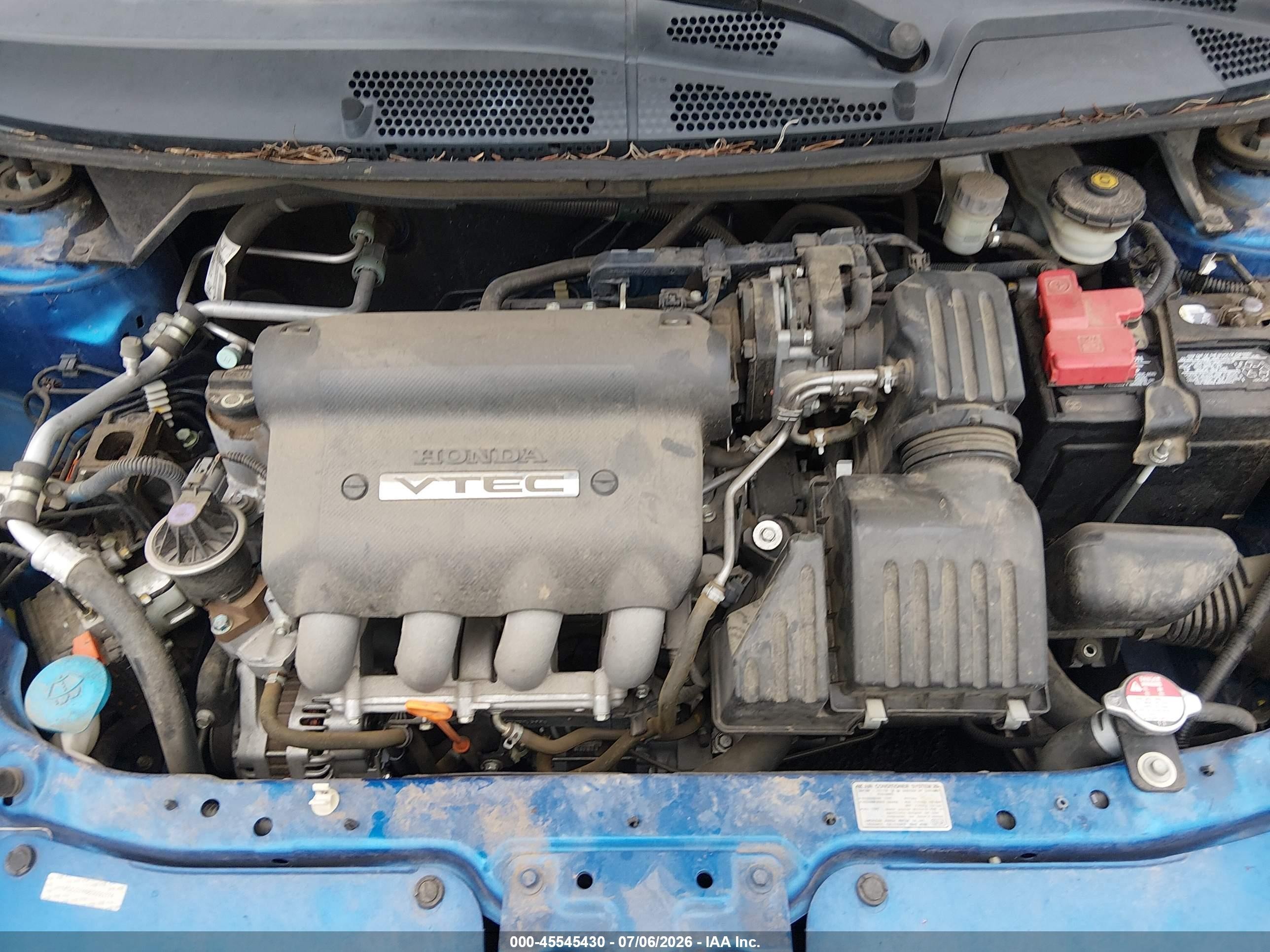 2008 Honda Fit   Blue vin: JHMGD37488S030374