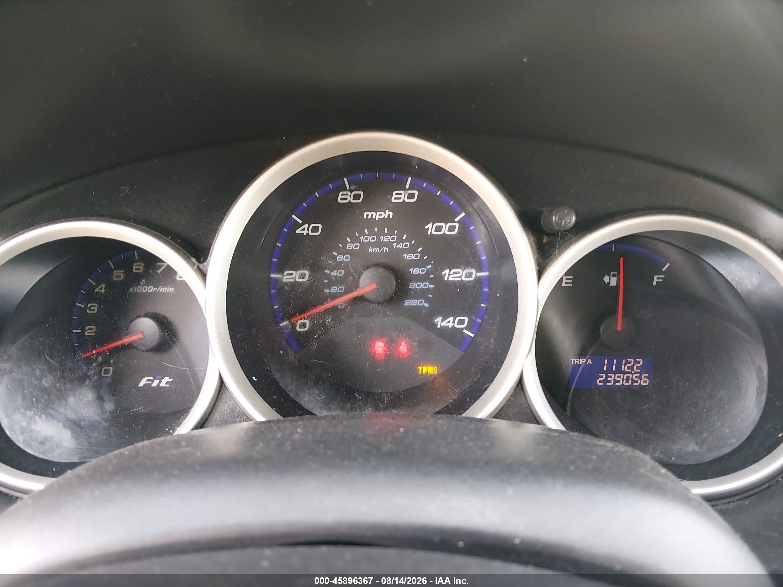 2008 Honda Fit   Light Blue vin: JHMGD37498S056479