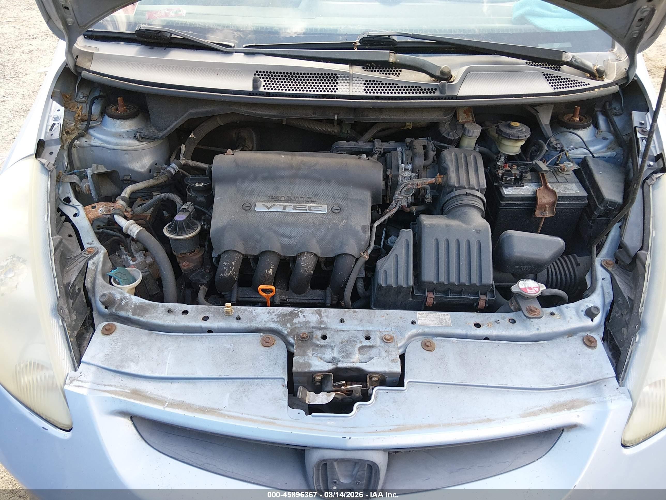2008 Honda Fit   Light Blue vin: JHMGD37498S056479