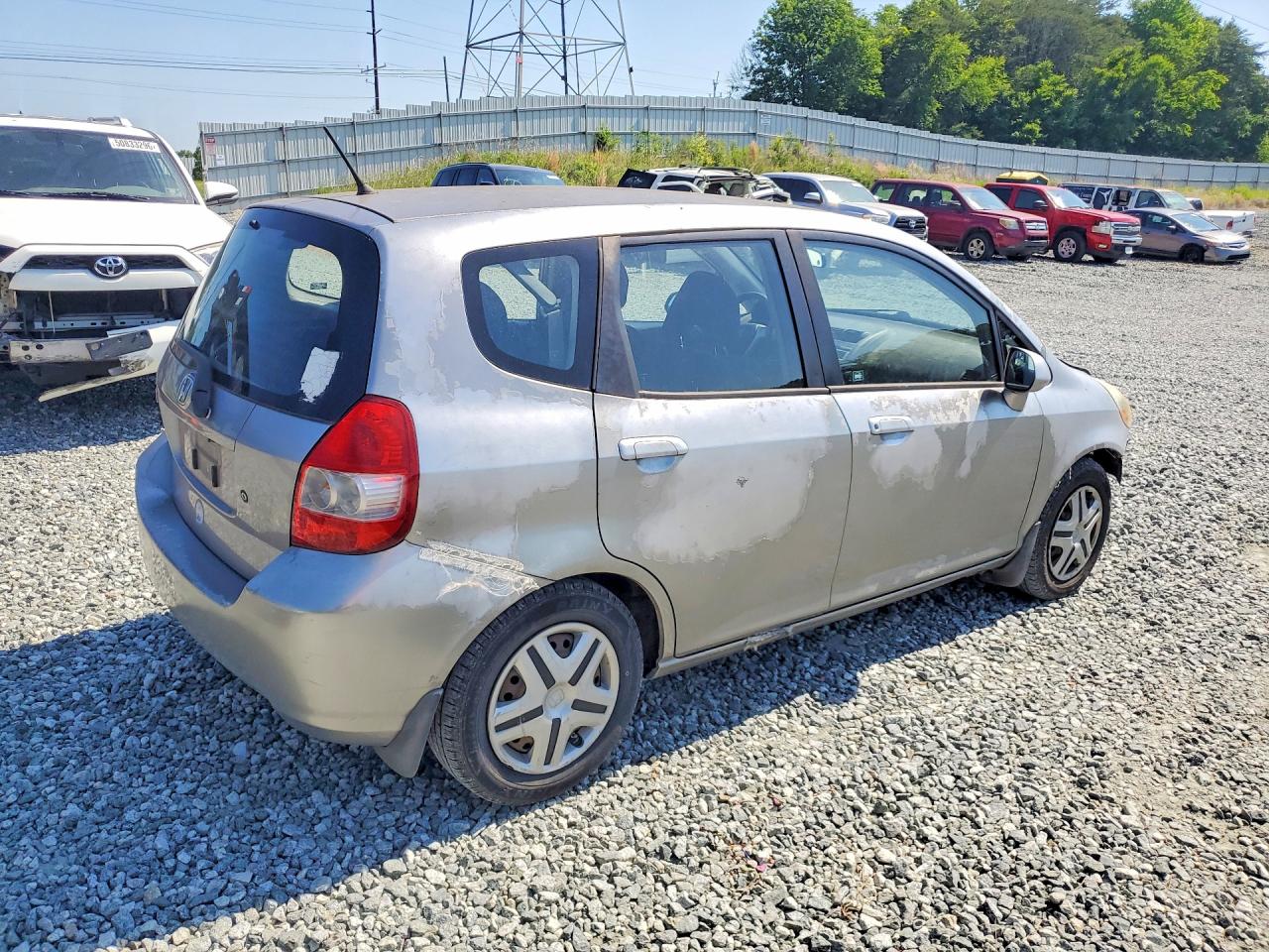 2008 Honda Fit Серебряный vin: JHMGD374X8S069502