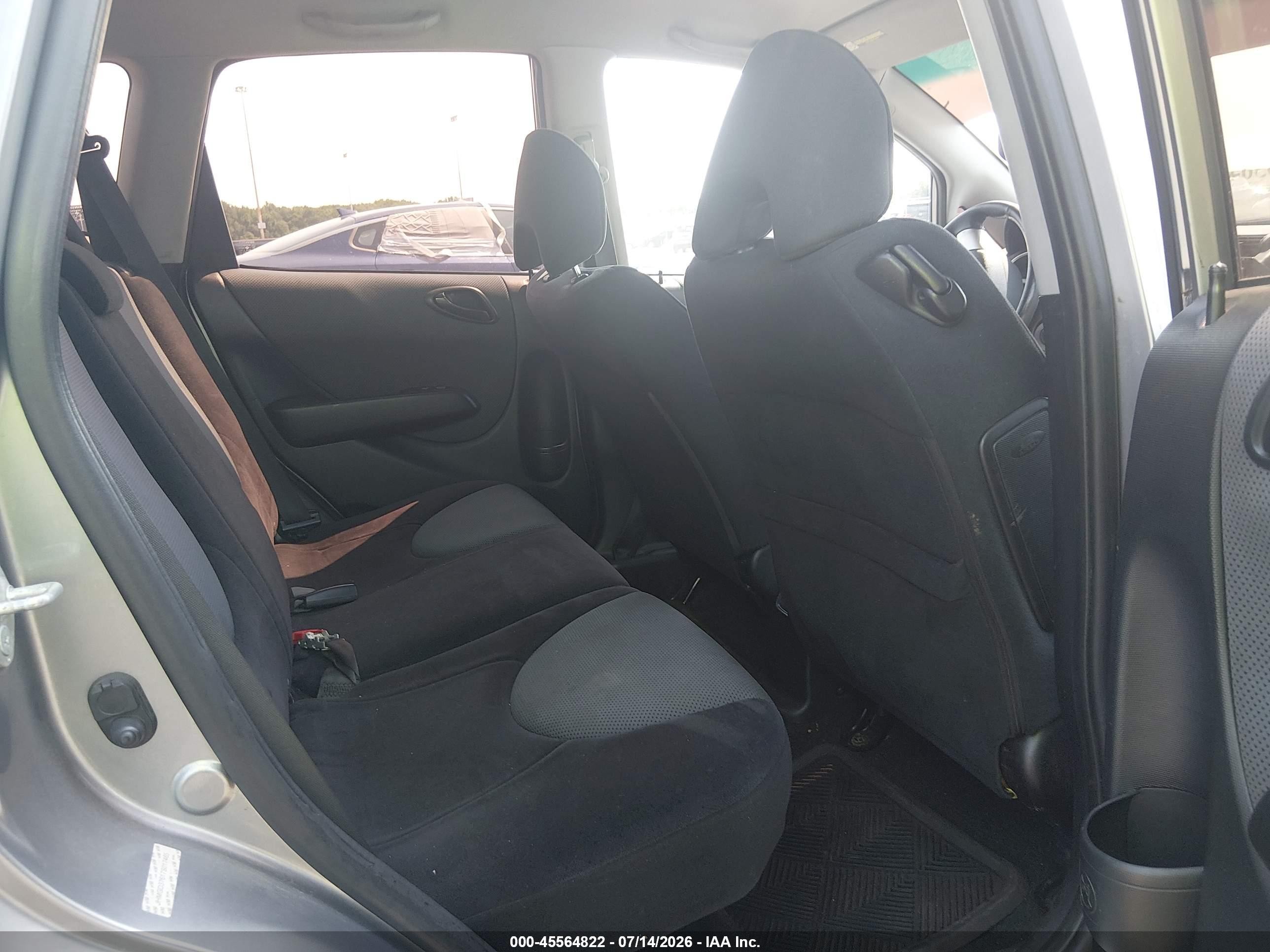 2007 Honda Fit Sport Gray vin: JHMGD37617S017465