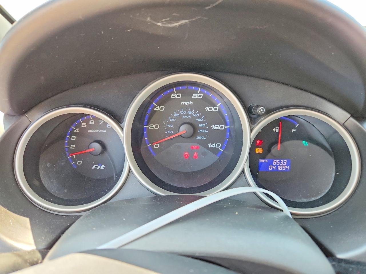 2007 Honda Fit S Orange vin: JHMGD37627S065296