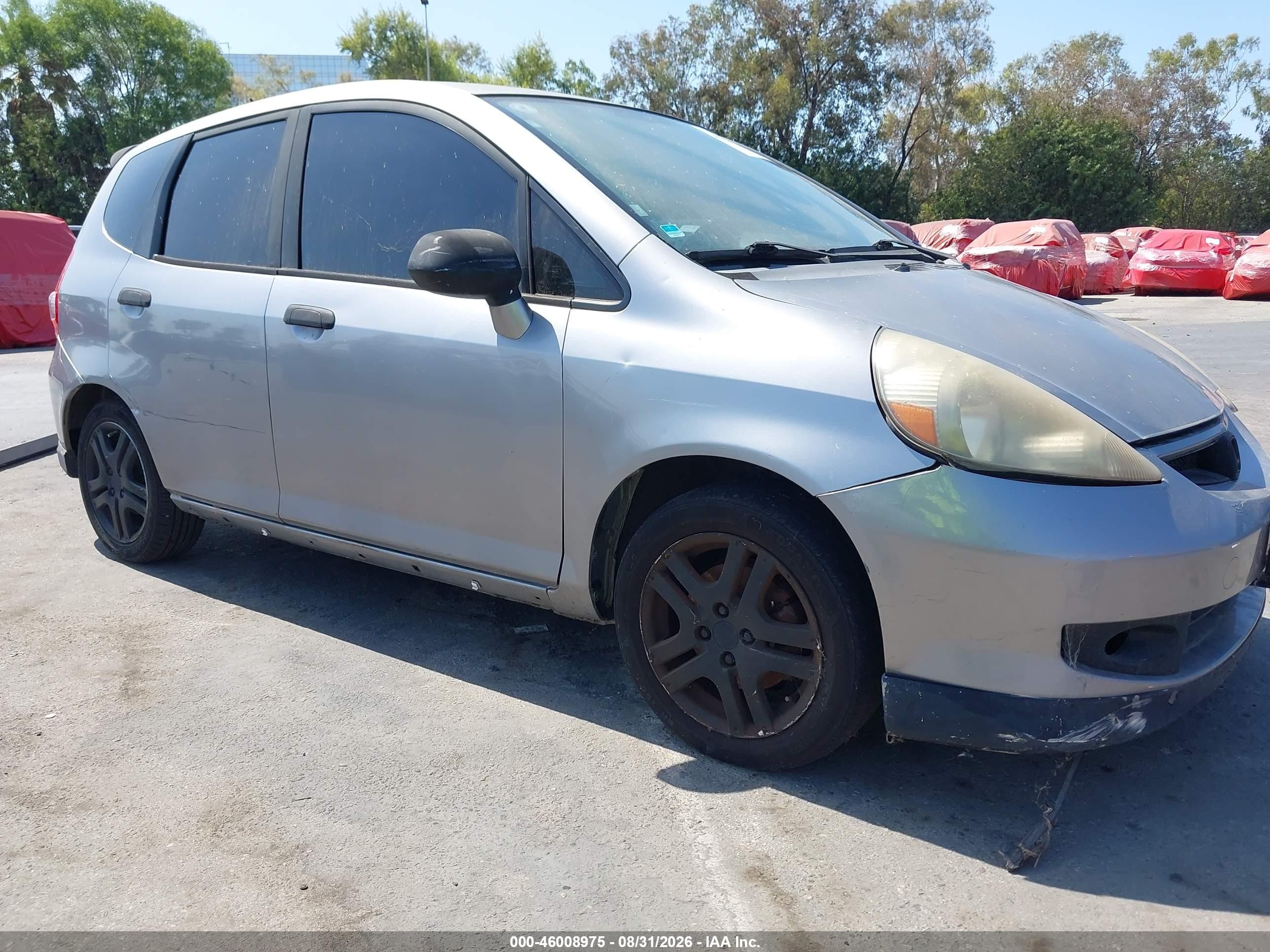 2008 Honda Fit Sport Silver vin: JHMGD37628S011398