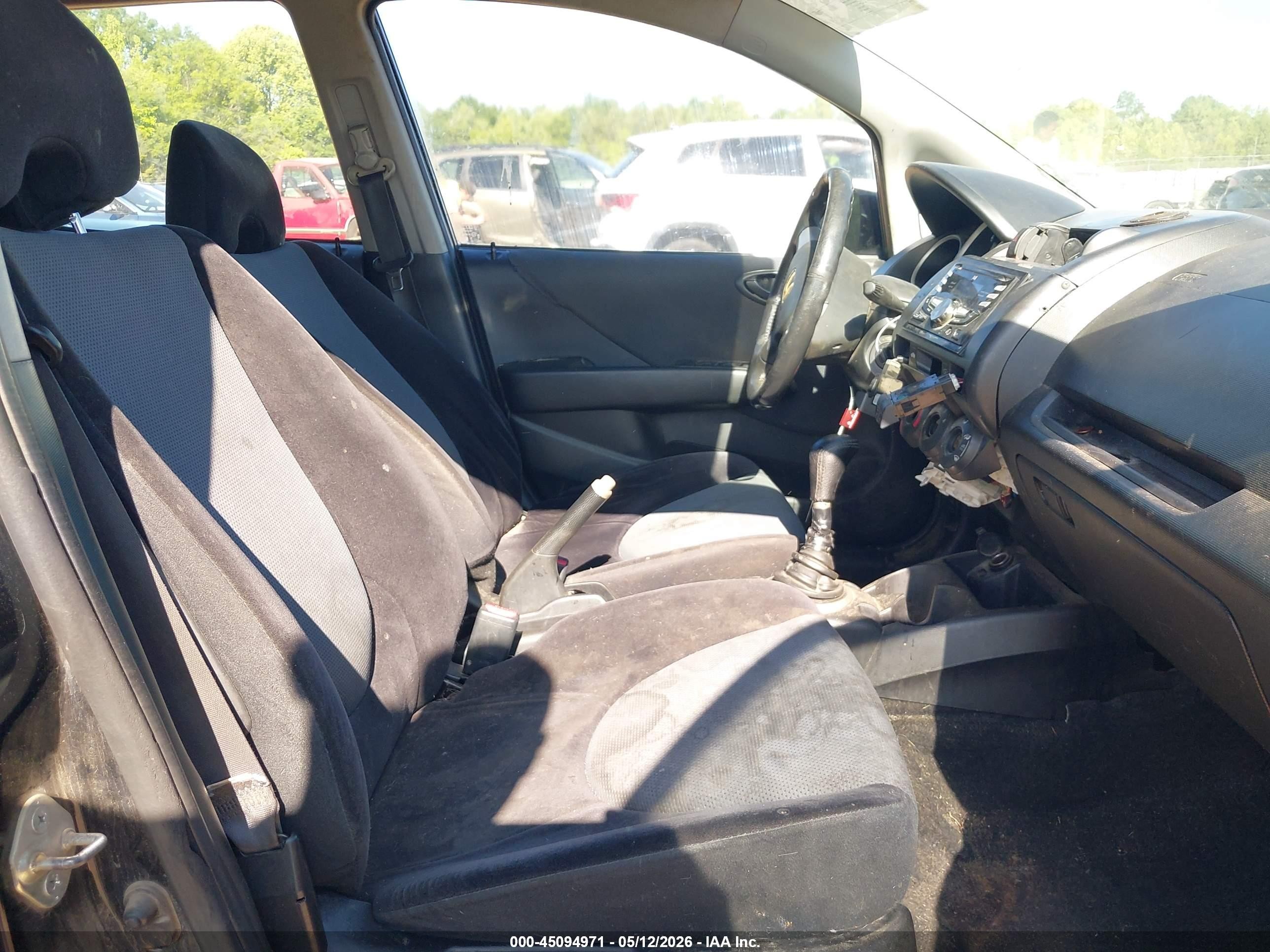 2008 Honda Fit Sport Black vin: JHMGD37628S060228