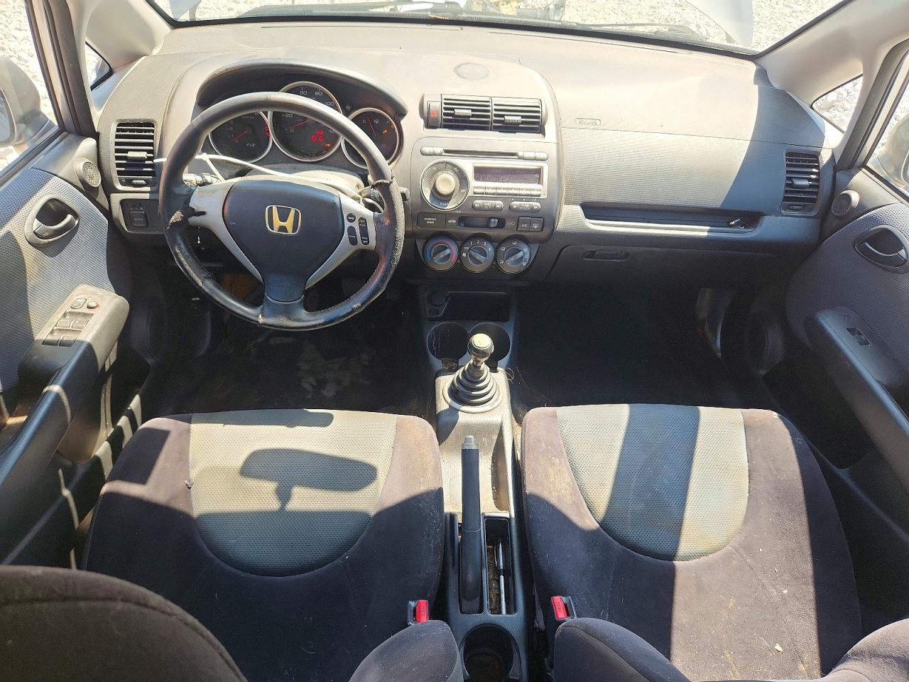 2008 Honda Fit Sport Серый vin: JHMGD37648S019602