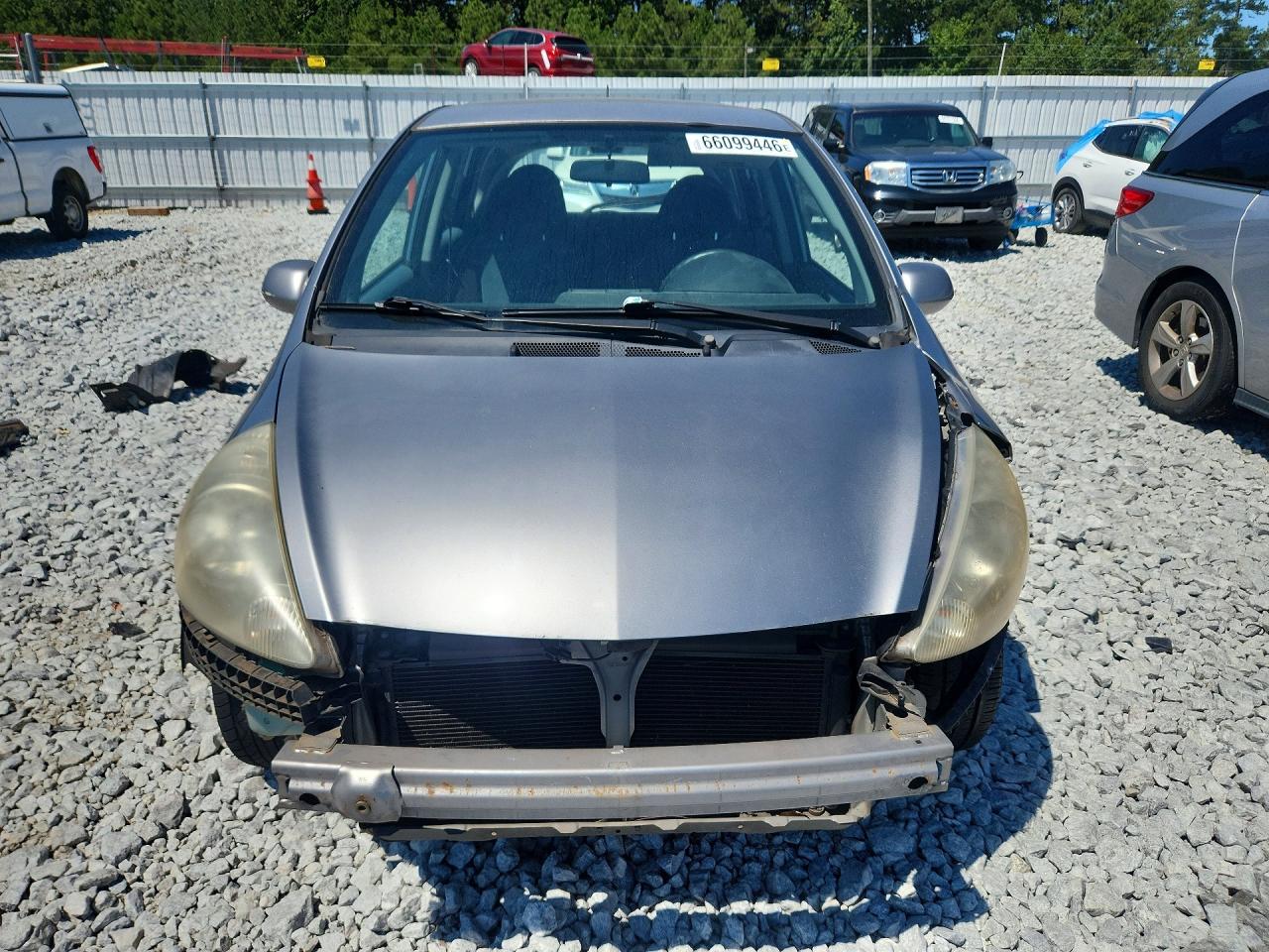 2008 Honda Fit Sport Серый vin: JHMGD37648S019602