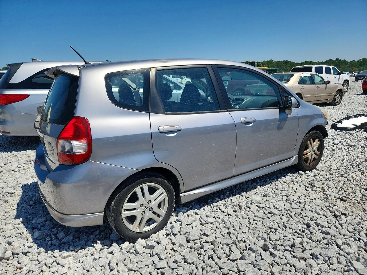 2008 Honda Fit Sport Серый vin: JHMGD37648S019602