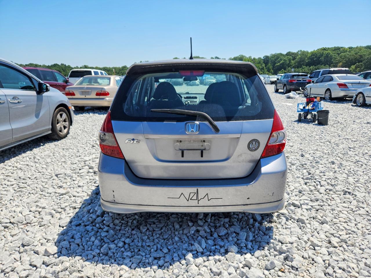 2008 Honda Fit Sport Серый vin: JHMGD37648S019602