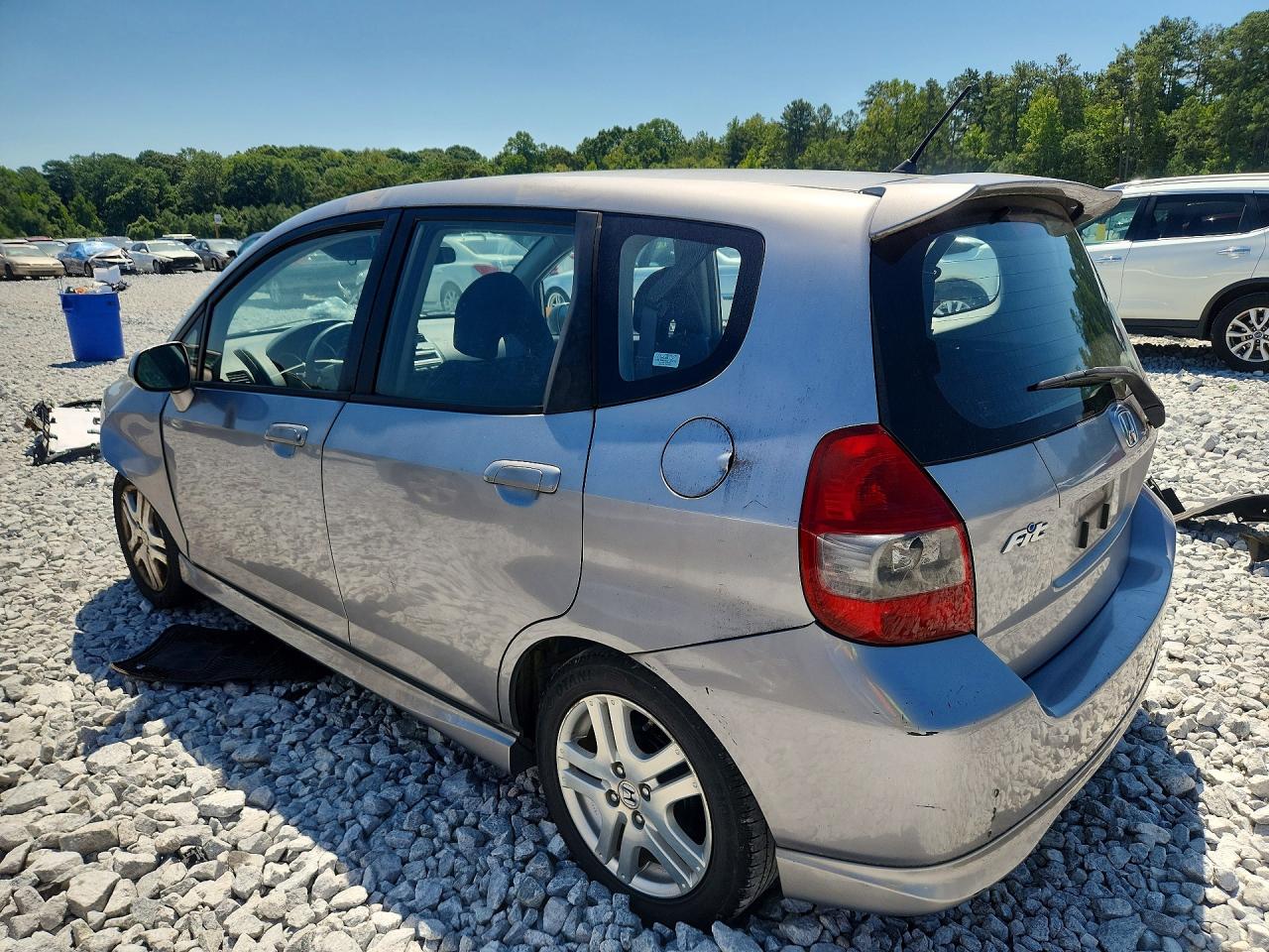 2008 Honda Fit Sport Серый vin: JHMGD37648S019602