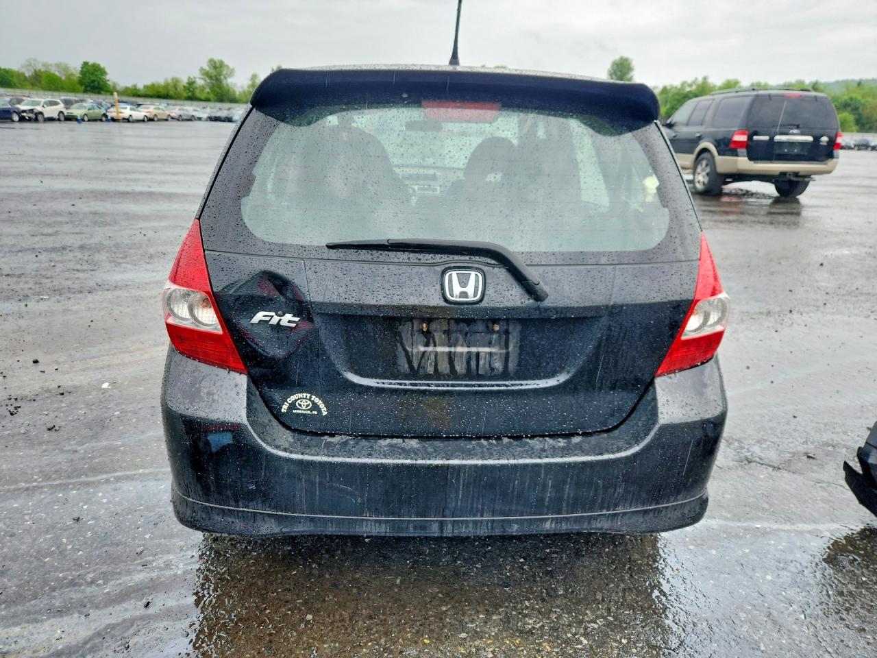 2008 Honda Fit Sport Черный vin: JHMGD37648S054947