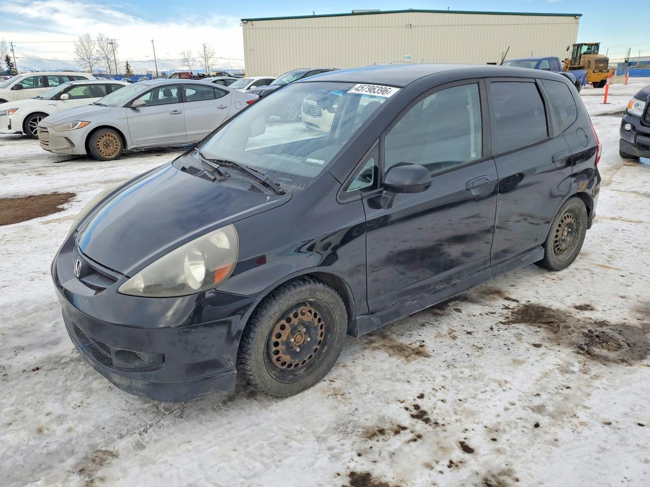 2008 Honda Fit Sport 5dr Черный vin: JHMGD37648S804847