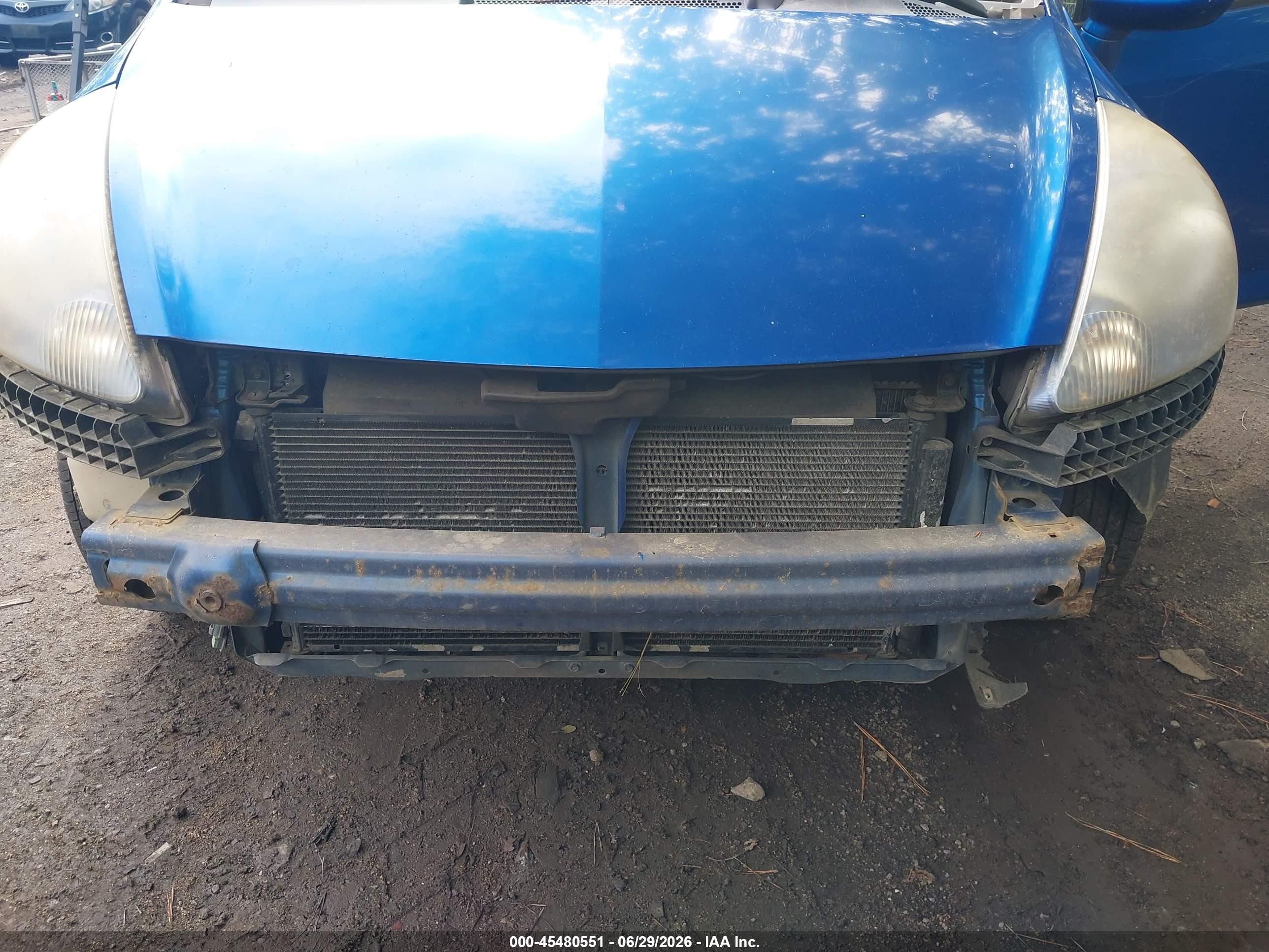 2007 Honda Fit Sport Blue vin: JHMGD37657S048718