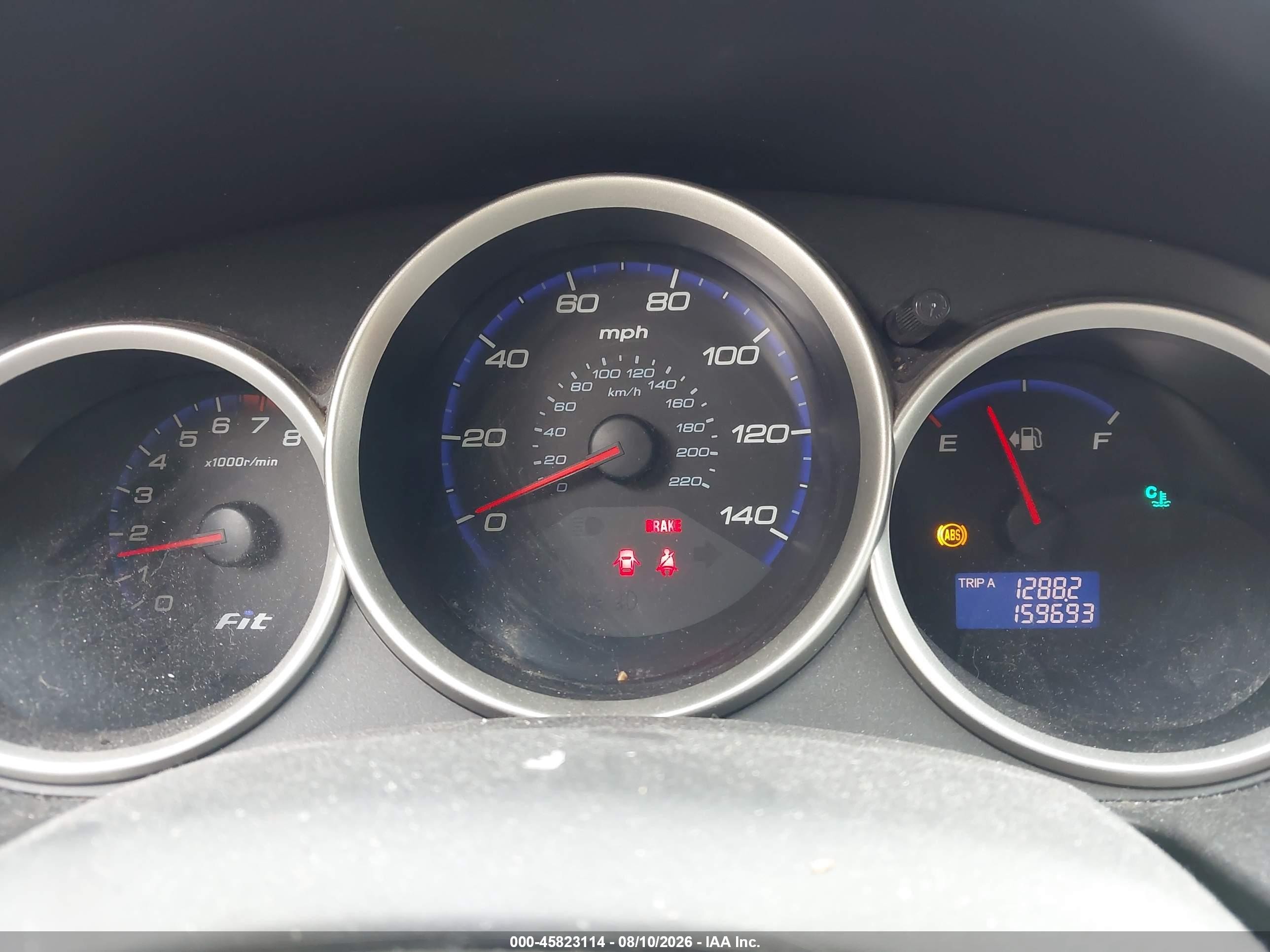 2007 Honda Fit Sport Silver vin: JHMGD37657S056673