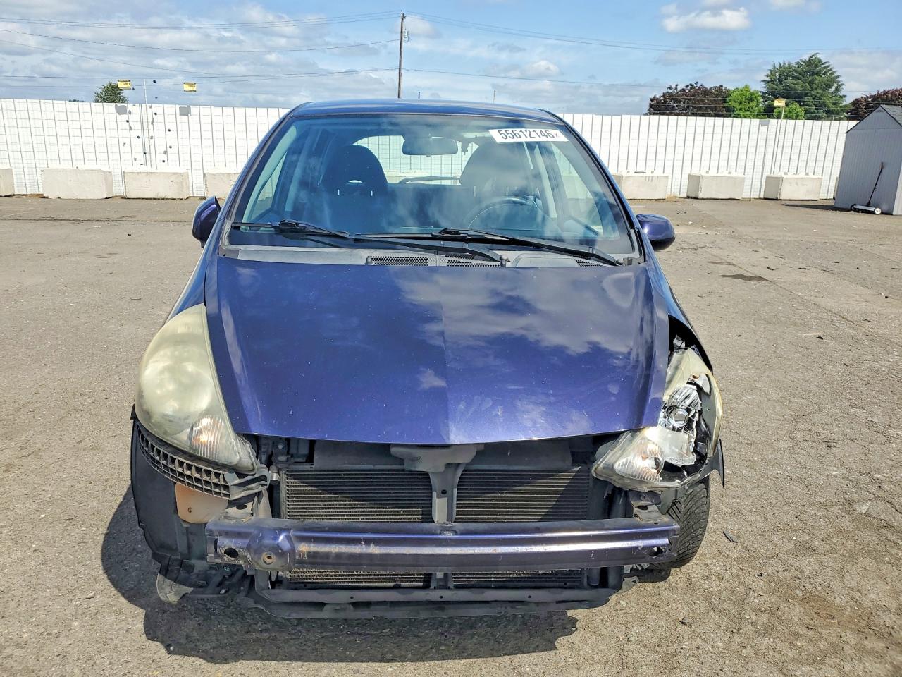2008 Honda Fit Sport Blue vin: JHMGD37658S058313