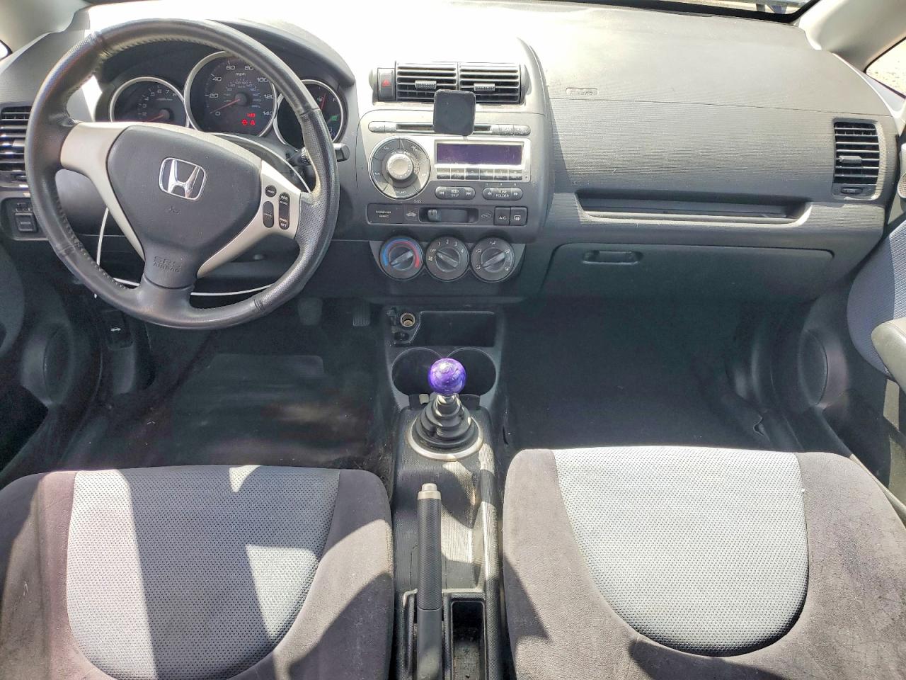 2008 Honda Fit Sport Blue vin: JHMGD37658S058313
