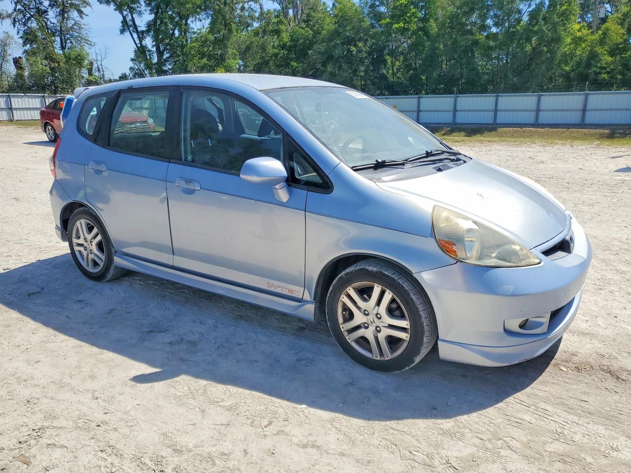 2008 Honda Fit Sport Синий vin: JHMGD37668S065724