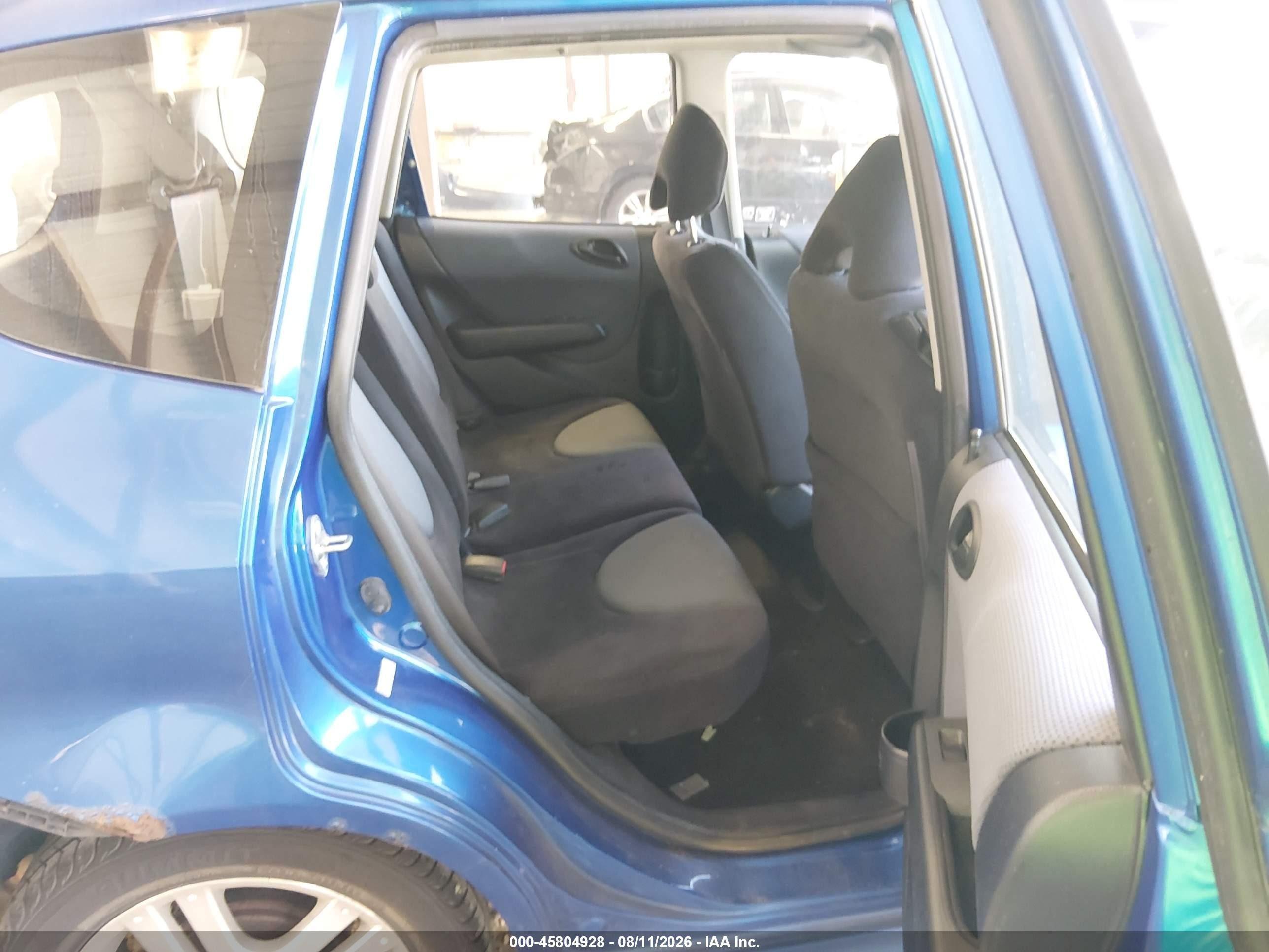 2008 Honda Fit Sport Синий vin: JHMGD37688S045782