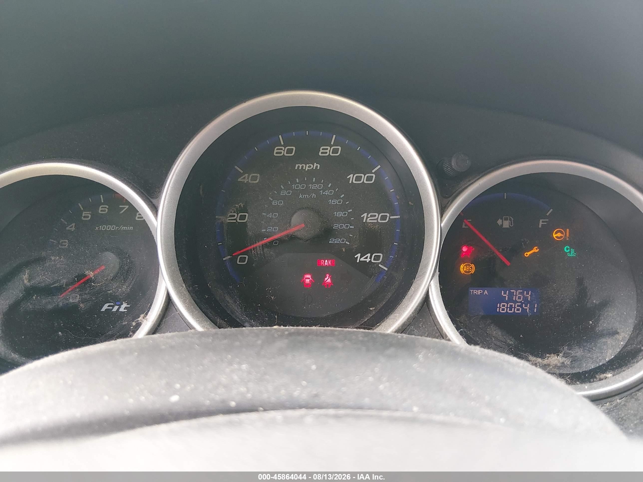 2007 Honda Fit Sport Blue vin: JHMGD37697S050620