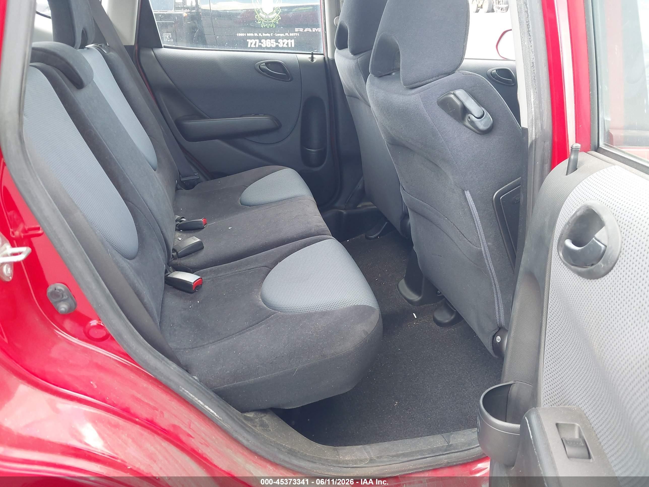 2008 Honda Fit Sport Красный vin: JHMGD37698S020552