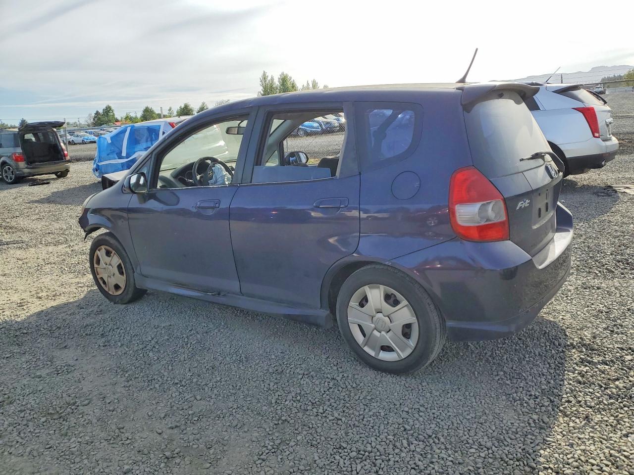 2008 Honda Fit Sport Синий vin: JHMGD37698S034869