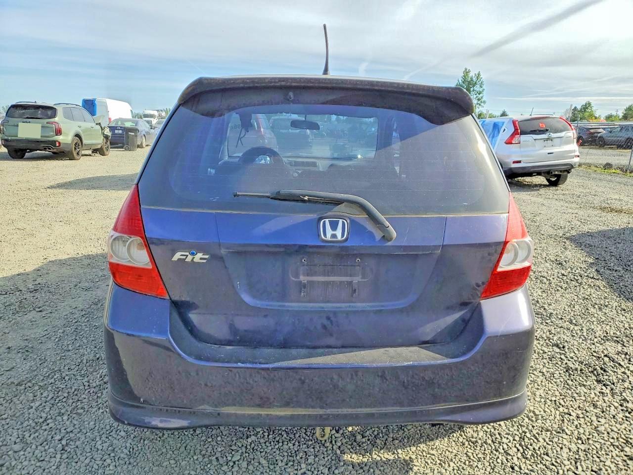 2008 Honda Fit Sport Синий vin: JHMGD37698S034869
