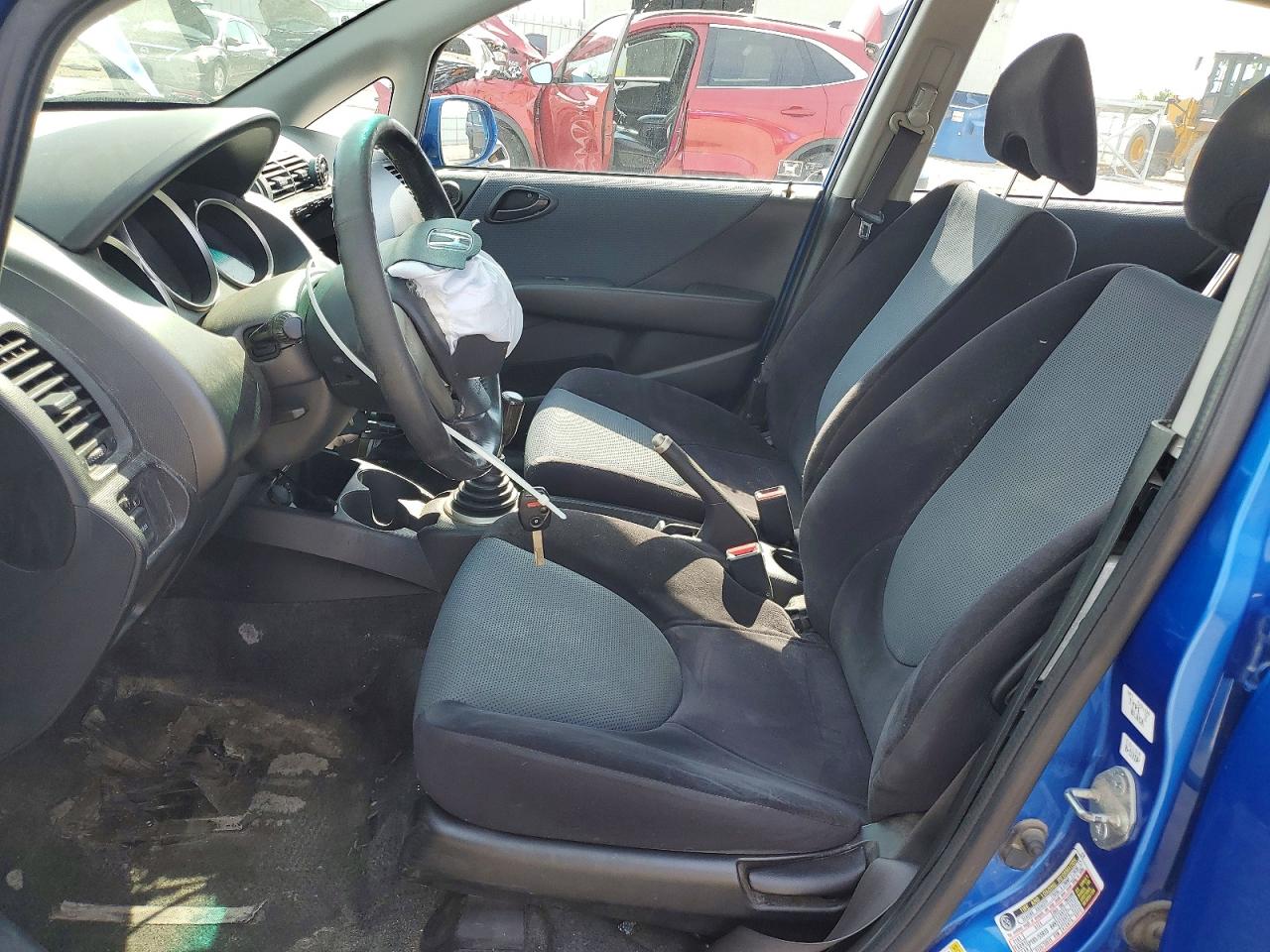 2008 Honda Fit Sport Blue vin: JHMGD37698S037030
