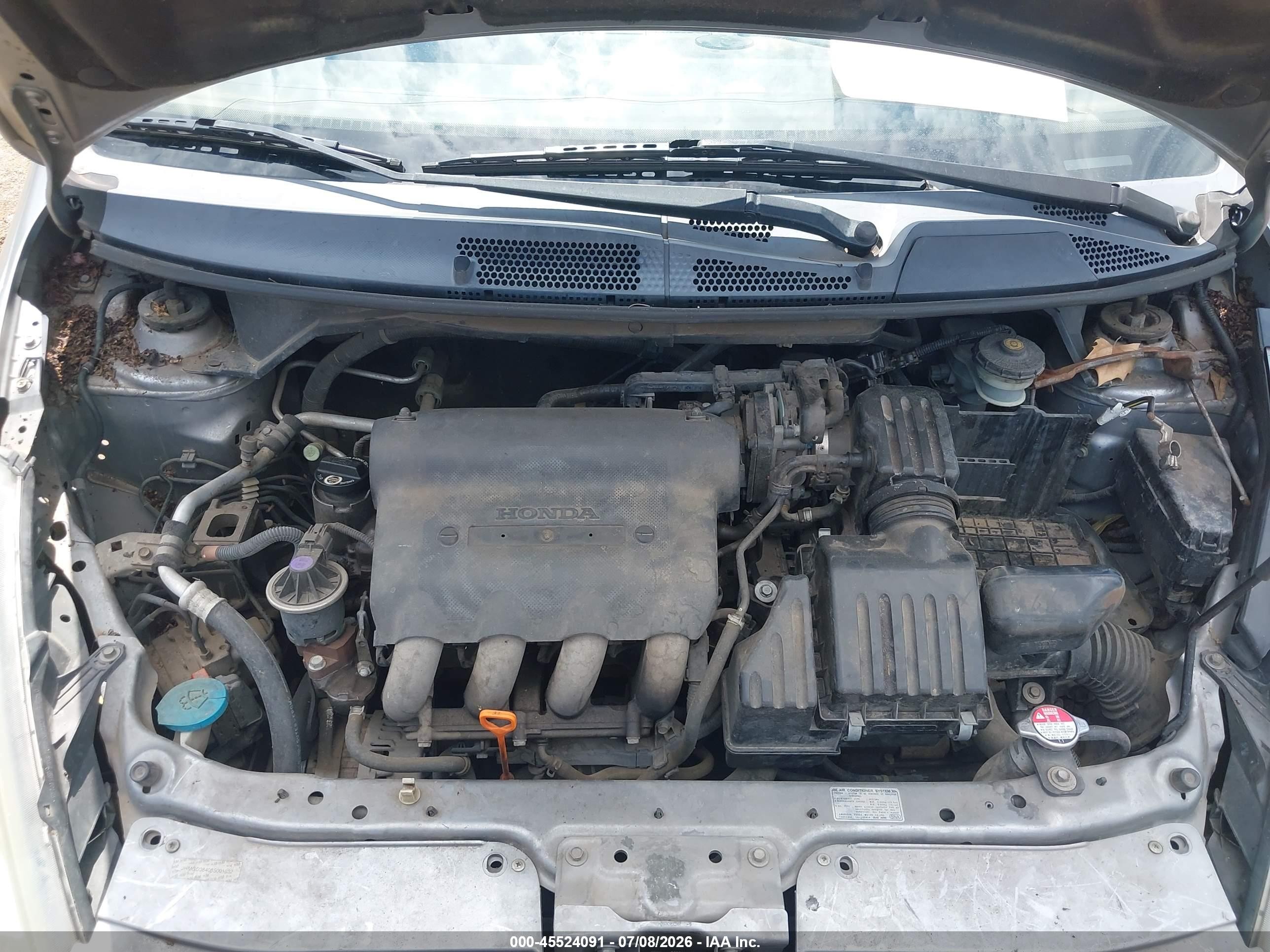 2008 Honda Fit   Silver vin: JHMGD38408S001532