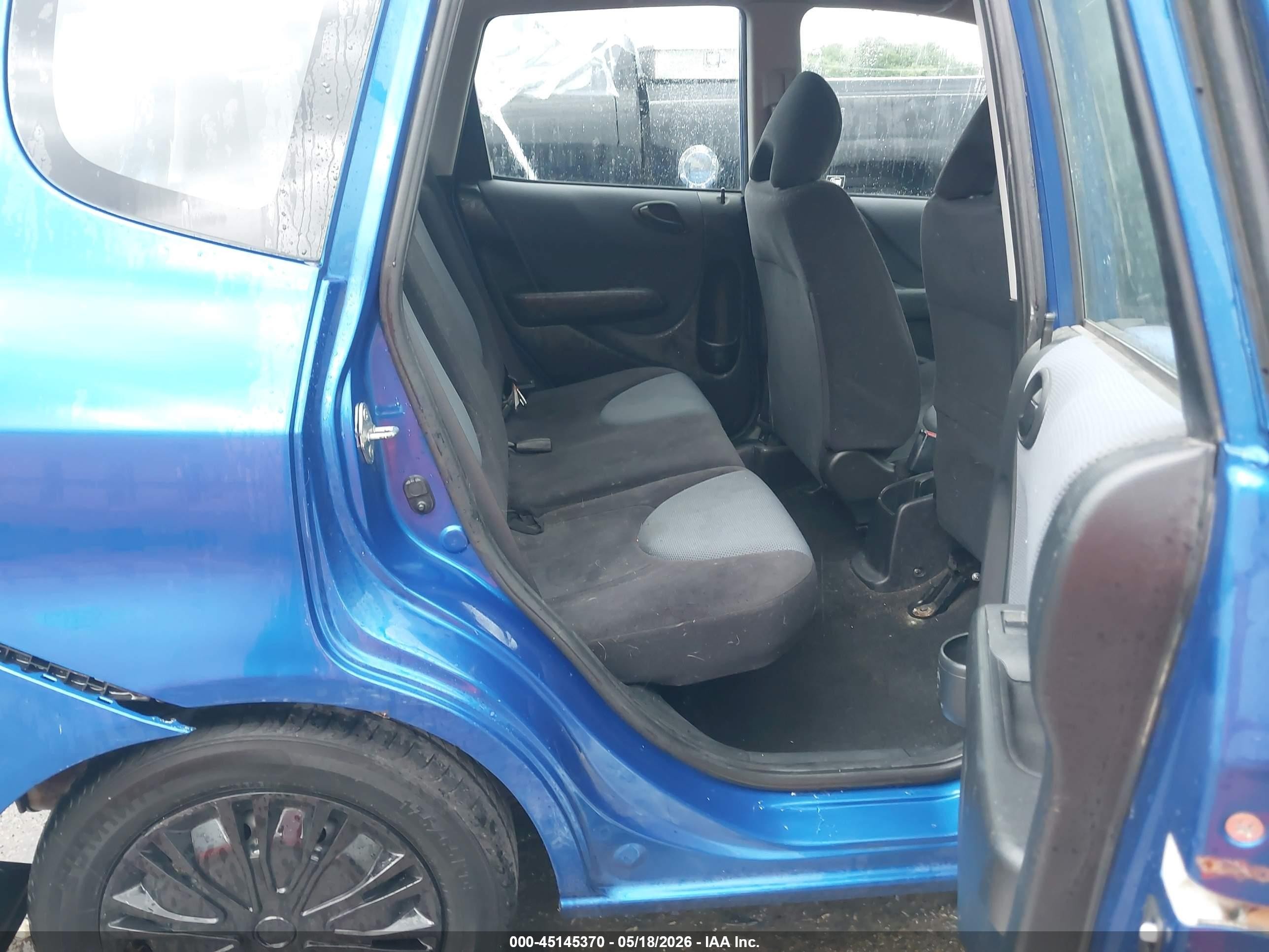 2008 Honda Fit   Blue vin: JHMGD38408S017813