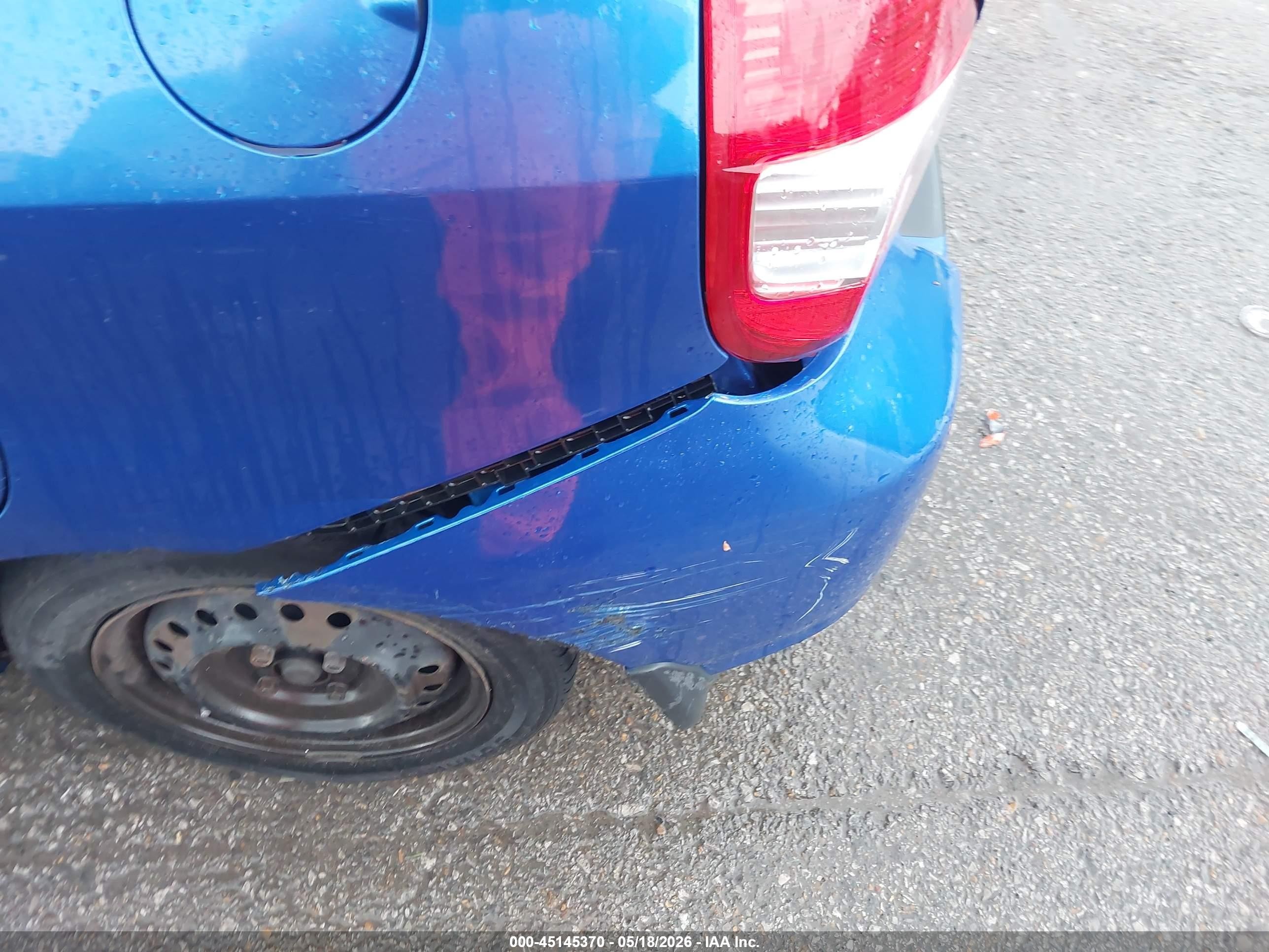 2008 Honda Fit   Blue vin: JHMGD38408S017813