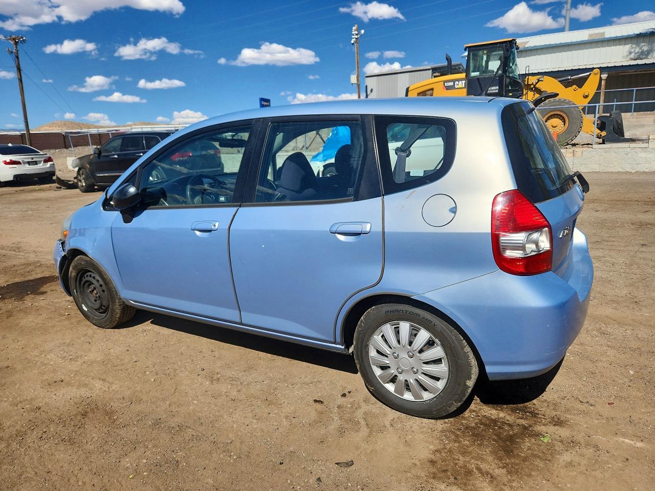 2008 Honda Fit Синий vin: JHMGD38408S025409